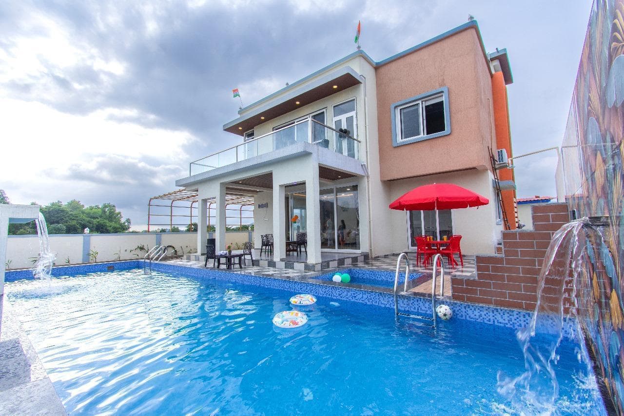 A panoramic view of the Dreamy Heaven Villa